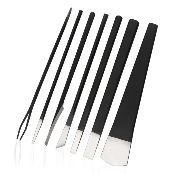 Parturi Pedicure Knife Kit, 7pcs Ingrown Toenail Blade Tool with Storage Bag, High Manganese Steel Nail Knives Cuticle Remover, Professional Foot Repair Sharp Blade Kit for Nail Corn Callus