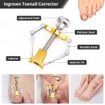 Parturi 10pcs Ingrown Toenail Tool, Nail Clippers Pedicure Knife Set Ingrown Toenail Removal Kit, High Manganese Steel Ingrown Toenail Treat-Ment Corrector Tool Blade for Cuticle Remove